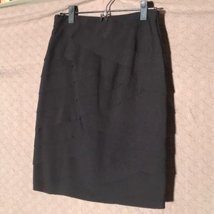 White House Black Market scuba tiered blac…